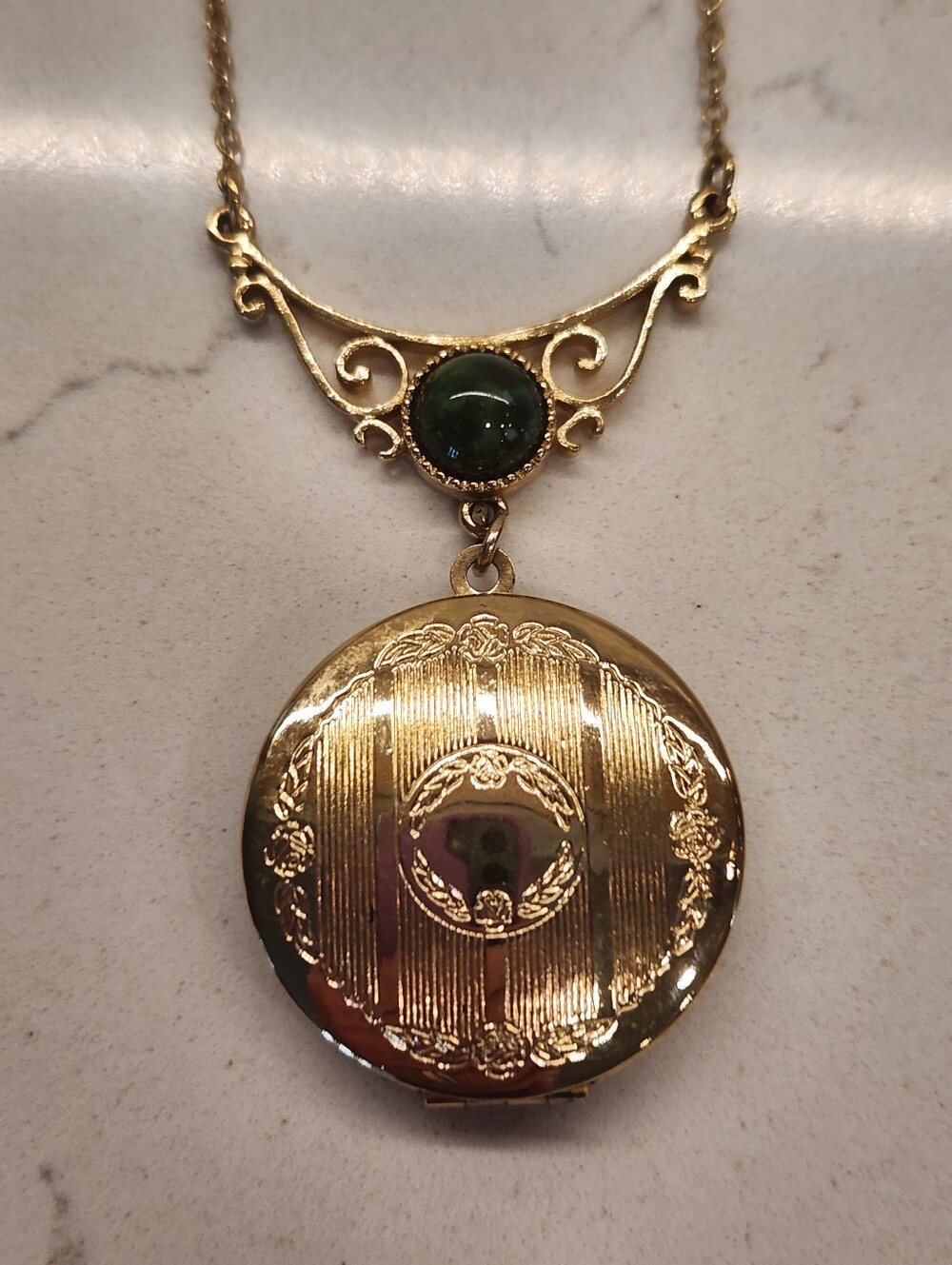 Sarah Coventry Lavaliere Locket Necklace